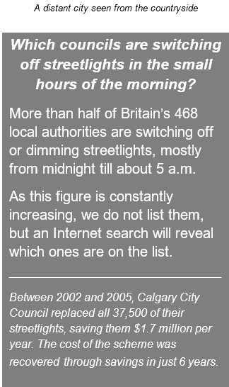 Which councils are switching off?