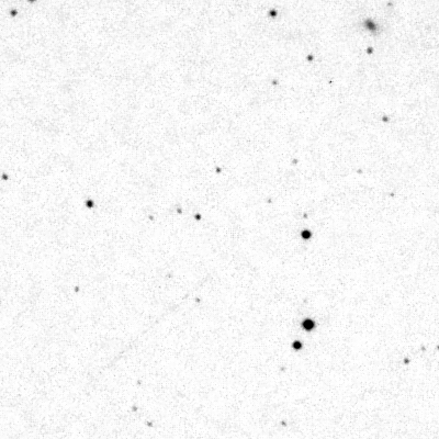 Its track barely visible amid the sensor noise, asteroid 2020 SW was fifteenth magnitude and travelling at 63"/minute against the stars of Pegasus when captured at 2:03-2:06UT on September 24 with a Unistellar eVscope. The fuzzy patch at upper right is magnitude +14.3 spiral galaxy UGC 119. Image credit: Ade Ashford. Its track barely visible amid the sensor noise, asteroid 2020 SW was fifteenth magnitude and travelling at 63"/minute against the stars of Pegasus when captured from 2:03-2:06UT on September 24 with a Unistellar eVscope. The fuzzy patch at upper right is magnitude +14.3 spiral galaxy UGC 119. Image credit: Ade Ashford.
