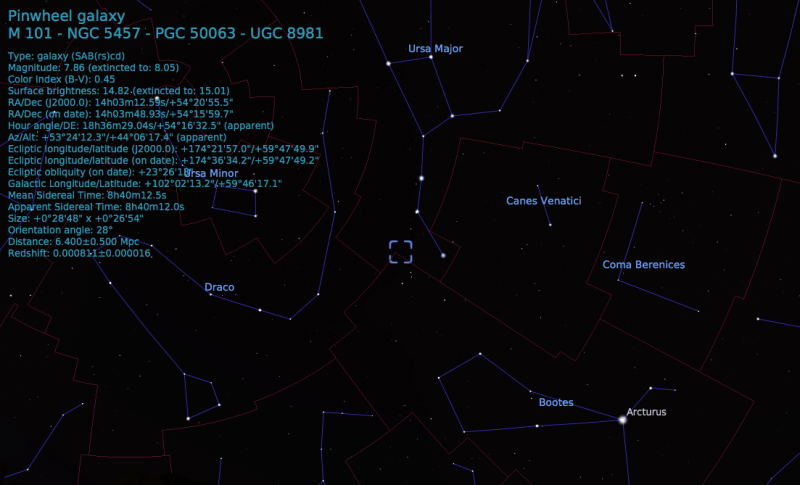 M101 chart