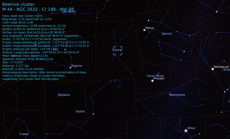 M44 chart