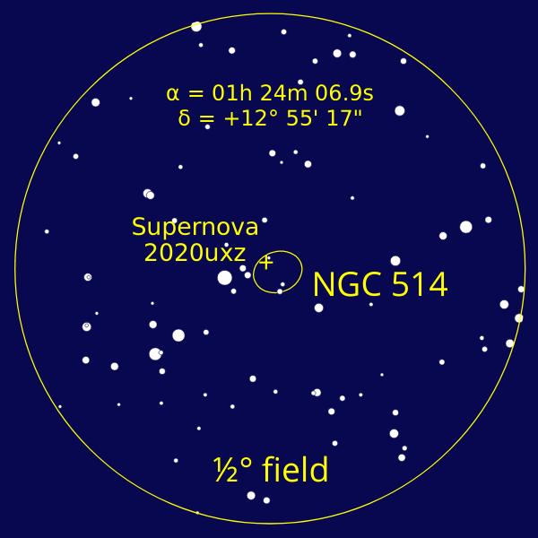 Supernova 2020uxz in NGC 514 | British Astronomical Association