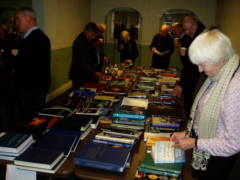 The Society for the History of Astronomy held a sale of surplus books