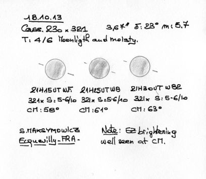 Q1Uranus 2013 Oct 18 2115UT Stanislas Maksymowicz 230mm Cass