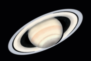 A drawing of Saturn made in 2019 (Image courtesy Paul Abel).