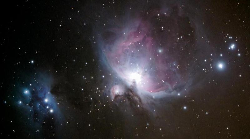 The Orion Nebula (Image courtesy Callum Scott Wingrove).