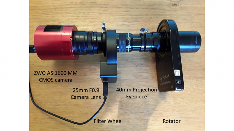 Figure 1. Ultra-low-resolution transmission spectrograph.