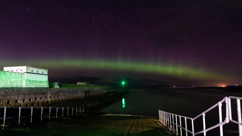 The prospect from Thurso Harbour on Mar 12/13. Credit - Gordon Mackie