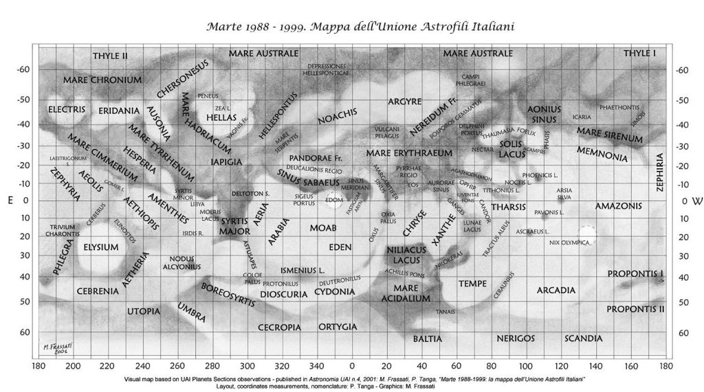 Alebdo Map of Mars by M Frassati