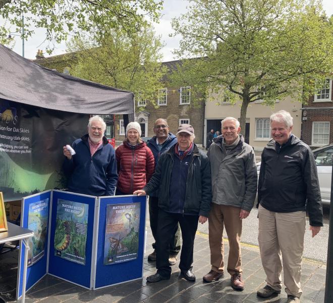 The CfDS St Albans team. Left to right – Peter Wares, Katherine Hogg, Srinath Sudunaguntha, Bob Mizon, Robin Hogg, Alistair Wills.