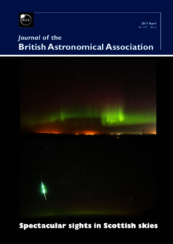 Journal Archive – British Astronomical Association