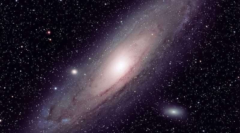 Figure 3. The Andromeda Galaxy, M31 is actually approaching us rather than receding. (Image courtesy Callum Scott Wingrove).