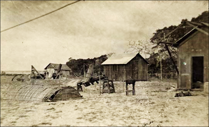 Photograph by Georges Rayet of the French eclipse camp at Wha-koa, Siam, courtesy Marseille Observatory Archives.