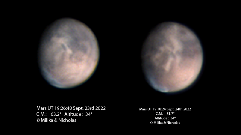 Mars 23 and 24 09 2022 by D.Milika & P.Nicholas