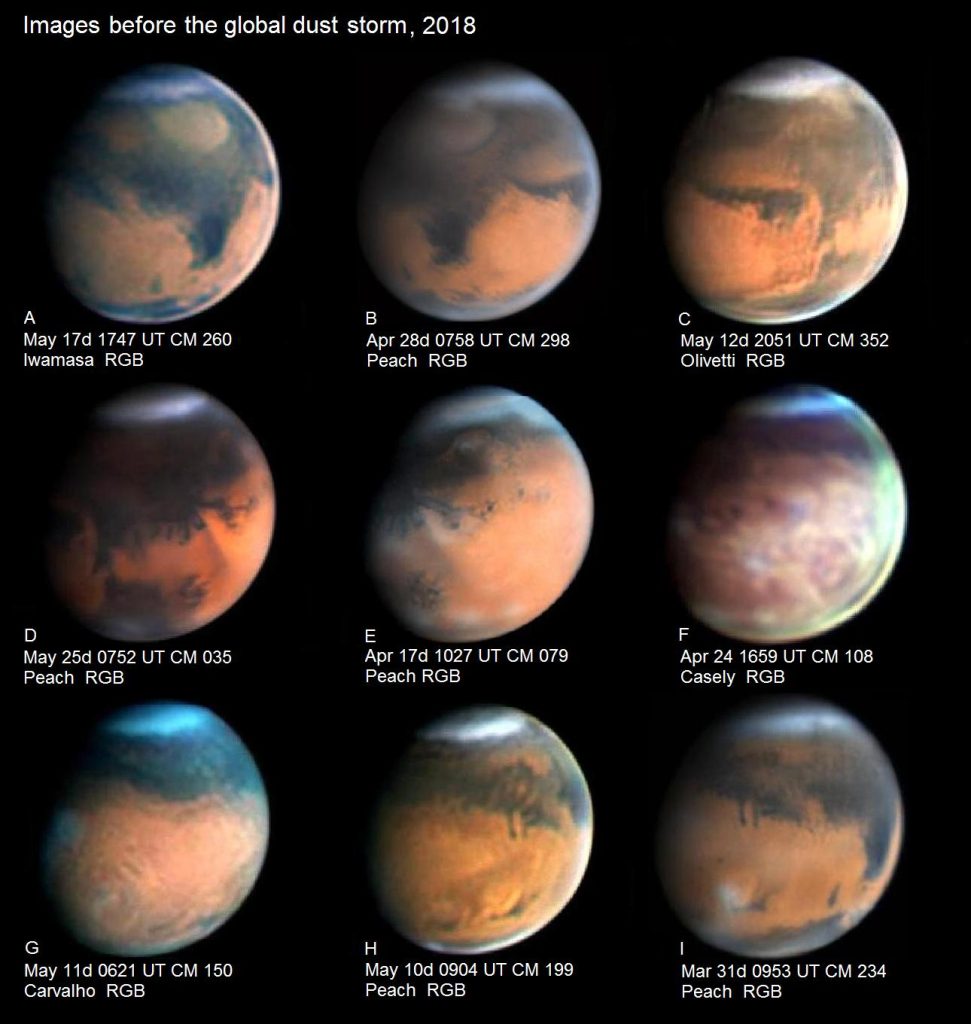 The 2018 opposition of Mars & the global dust storm : Part 1 – British ...