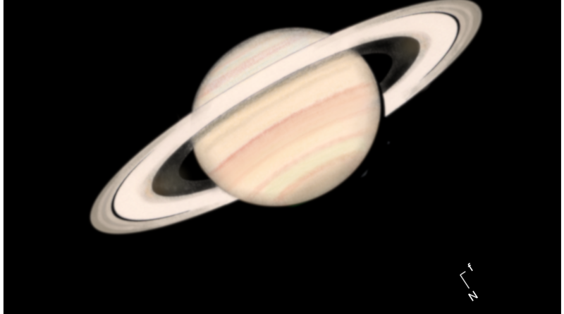Drawing of Saturn by Paul Abel