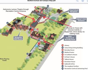 Bedford School 3D map