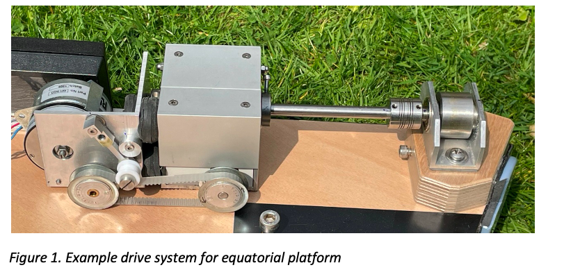 Figure 1. Example drive system for equatorial platform