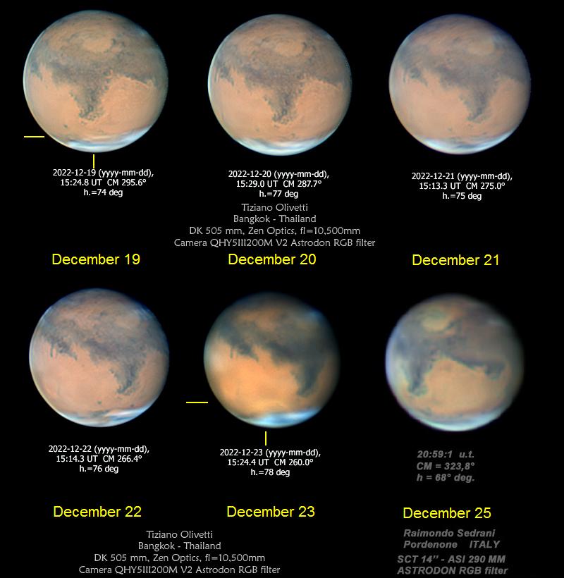 Mars 19 - 25 December 2022 by Tiziano Olivetti