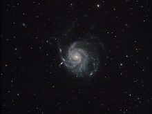 M101 with SN 2023ixf by David Strange