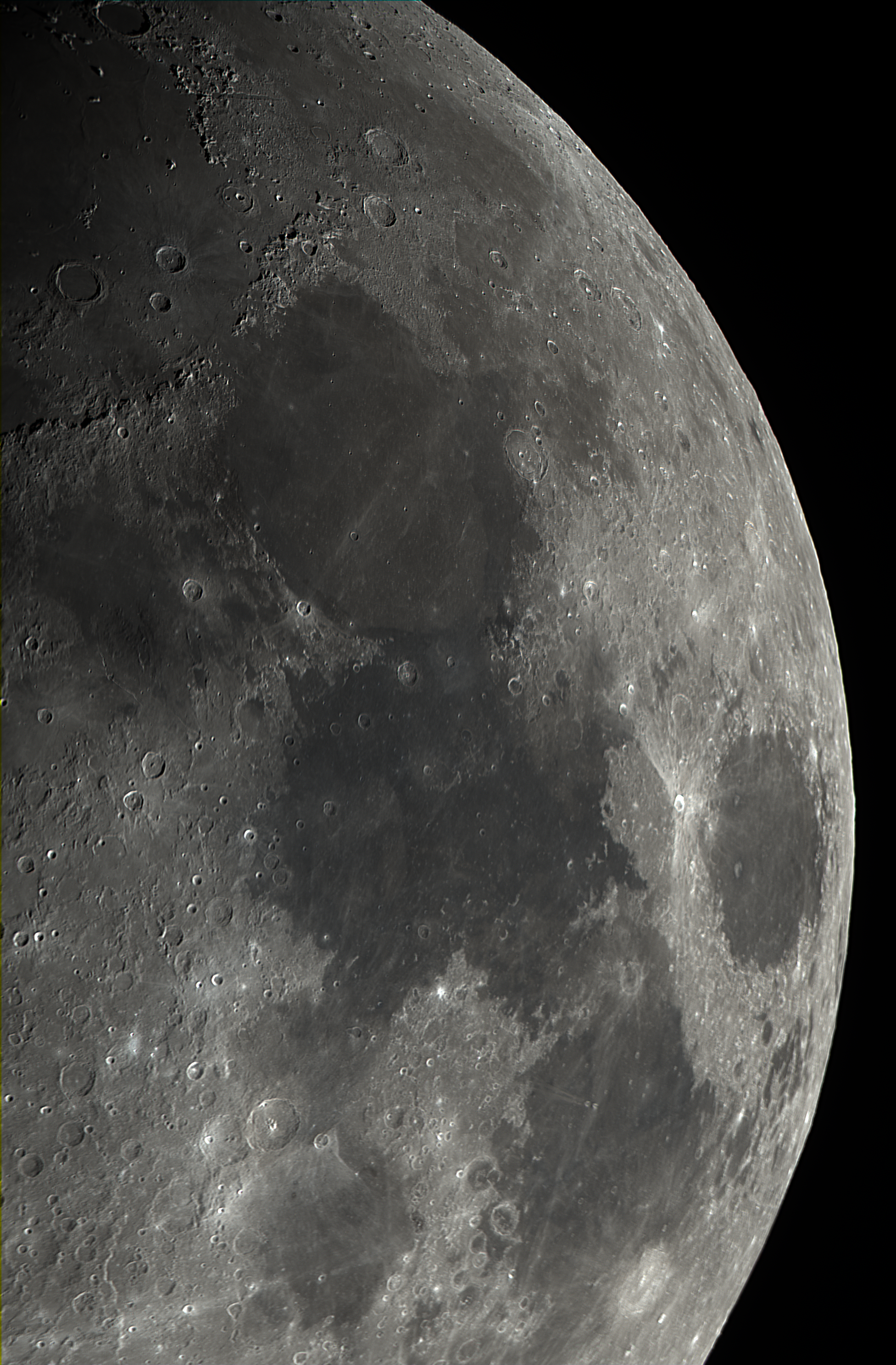 Untreated RGB lunar image