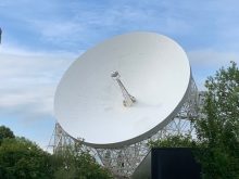 The radio dish of the Lovell Telescope