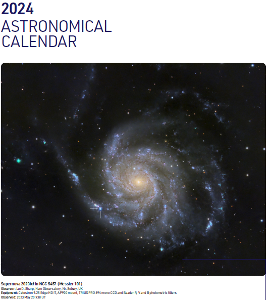 BAA 2024 Astronomical Calendar British Astronomical Association