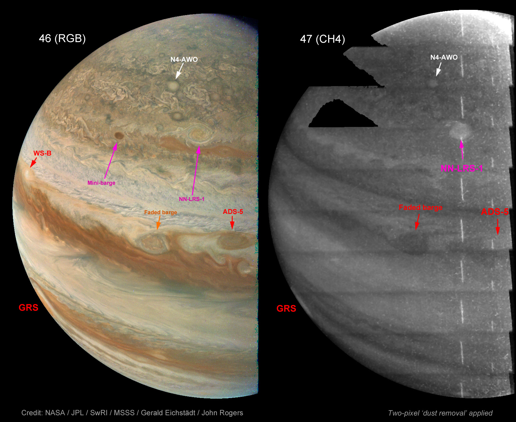 JunoCam At PJ58 Jupiter British Astronomical Association JunoCam At PJ58 Jupiter British Astronomical Association