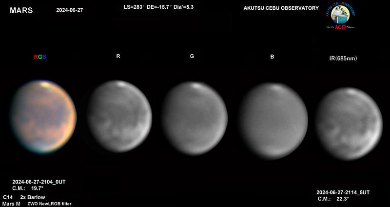 Mars Akutsu Cebu observatory 27 June 2024